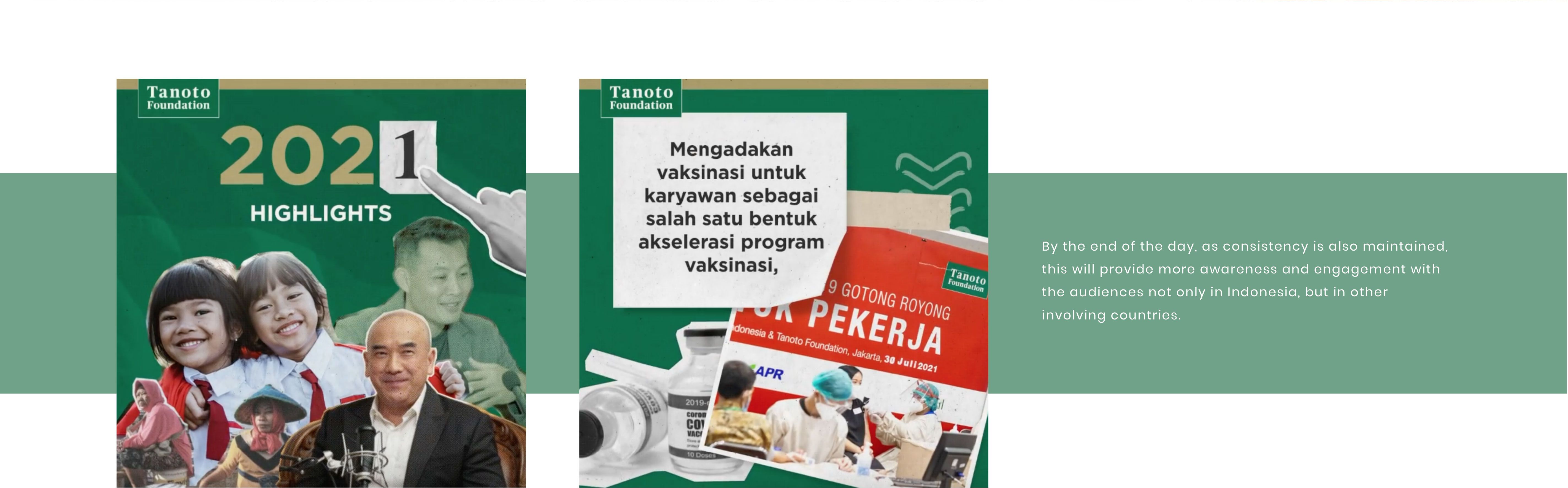 Tanoto Foundation Social Media